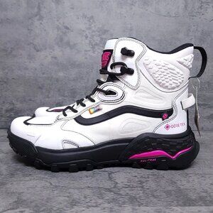 VANS MTE Crestline Gore-Tex Pride Hiking Boots  White Black Pink Mens 5.5/ Wms 7